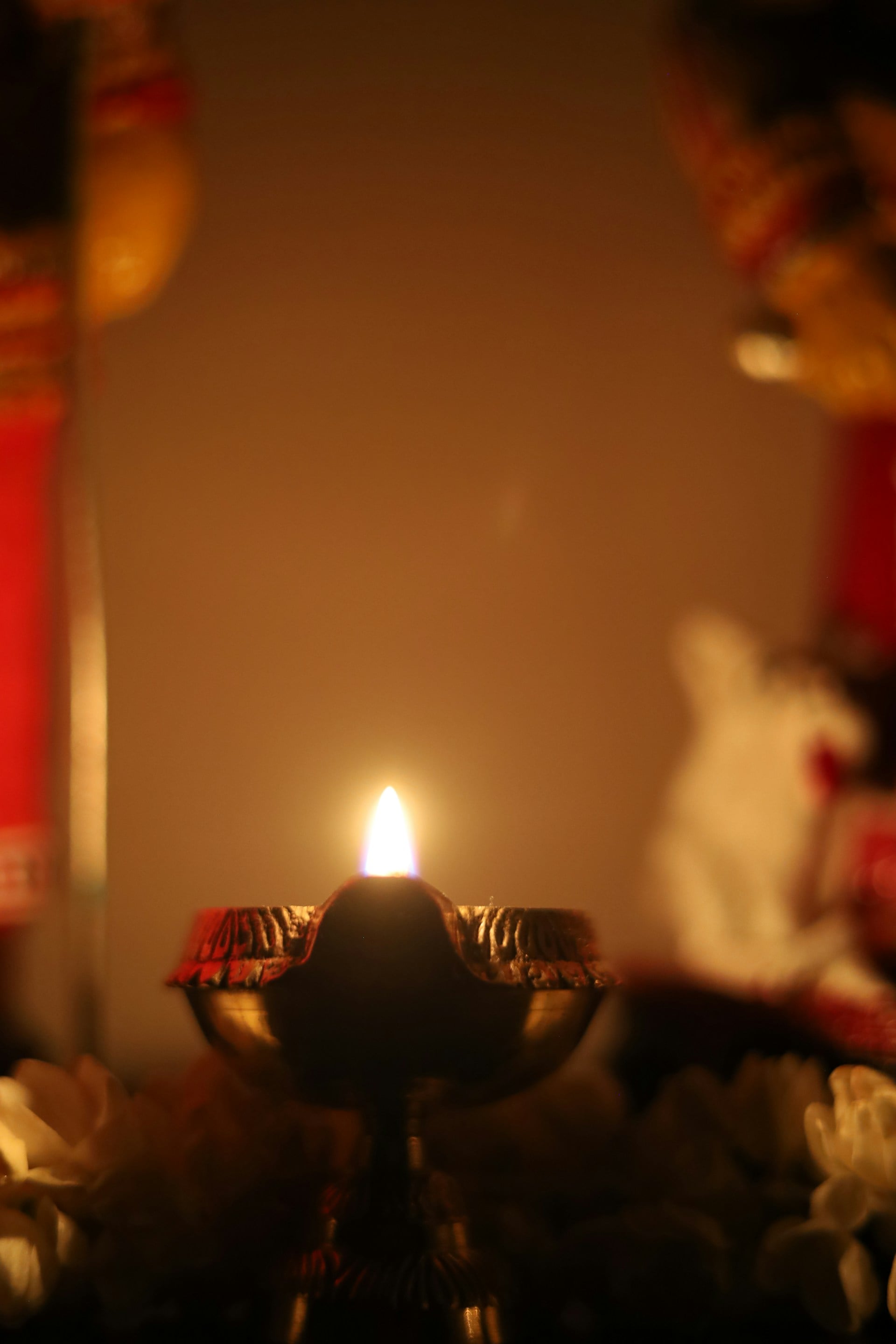 Diya lamp — dharma as daily discipline